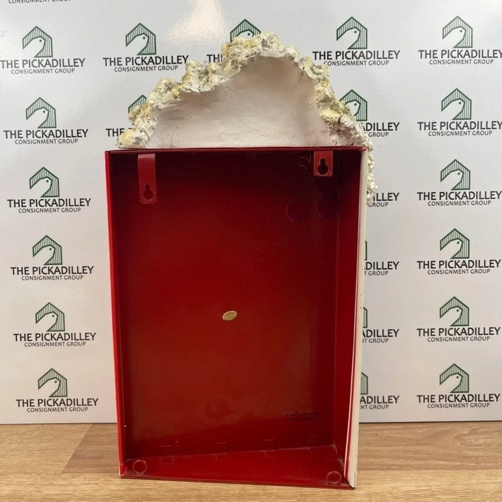 Vintage Style Metal Popcorn Box Wall Decor 3D Faux Popcorn Movie Theater Art